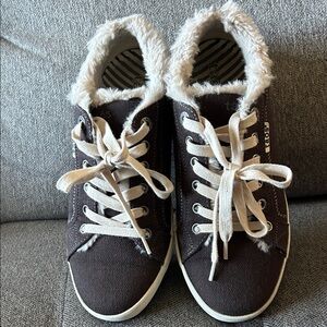 Taos Footwear Brown and Cream Sneakers